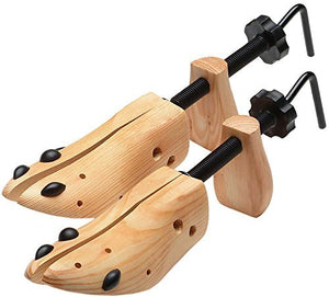 Wooden Shoe Stretcher for Men or Women Set of 2 Shoe Trees