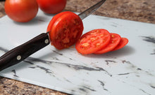 Glass Marble Board in White