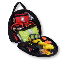 Roadside Assistance Auto Emergency Kit + First Aid Kit